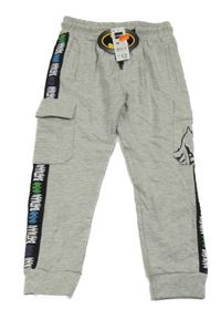 Nové - Šedé tepláky s pruhem a kapsami - Batman