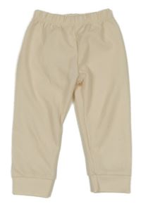 Světlebéžové žebrované tepláky Shein