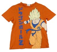 Oranžové tričko s potiskem - Dragon Ball