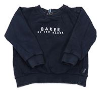 Tmavomodrá mikina s logem Baker