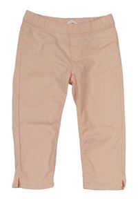 Světlerůžové capri riflové džegíny H&M