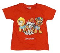Červené tričko s Paw Patrol 