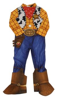 Kostým - Žluto-modro-hnědý overal - Toy Story - Woody George