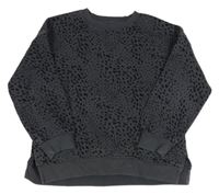 Šedo-černá vzorovaná mikina Mint + Velvet