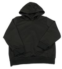 Černá mikina s kapucí 