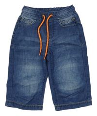 Modré riflové kraťasy 