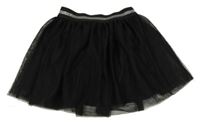 Černá tylová sukně H&M