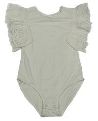 Bílé body s volánky Zara