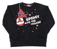 Nové - Černá mikina se Spider-manem Marvel 