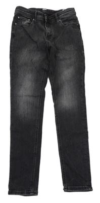 Tmavošedé skinny rifle Jack & Jones
