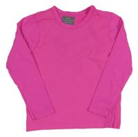 Křiklavě růžové thermo triko 