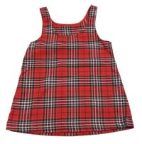 Červeno-kostkované šaty H&M