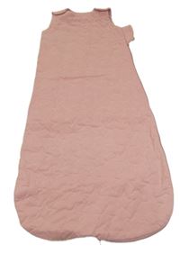 Starorůžový zateplený spací pytel prošívanými hvězdičkami George