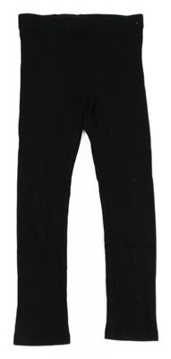 Černé žebrované legíny F&F