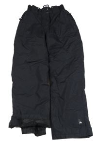 Černé šusťákové funkční zimní oteplovačky Quechua