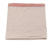 Světlerůžový zateplený nákrčník s Mickey Disney