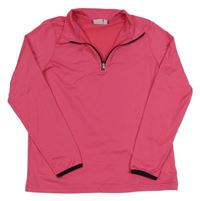 Tmavorůžová thermo mikina crane