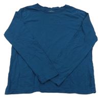 Tmavopetrolejové triko H&M