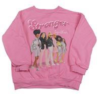 Růžová oversize mikina s Barbie Barbie