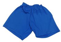 Cobaltově modré žebrované sportovní kraťasy macron