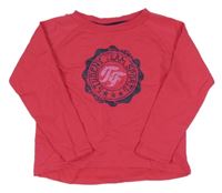 Jahodová mikina s potiskem alive