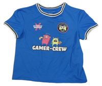 Cobaltově modré sportovní tričko s příšerkami PRIMARK