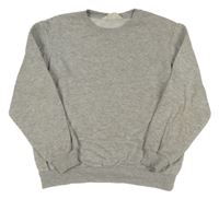 Šedá melírovaná mikina H&M