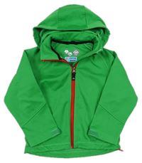 Zelená softshellová bunda s kapucí Mckinley  