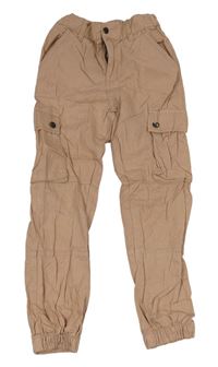 Starorůžové lehké cargo cuff kalhoty zn. Pep&Co