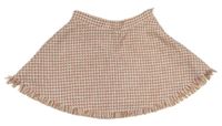 Růžovo-bílá kostkovaná sukně H&M