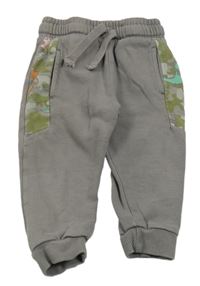 Šedo-army tepláky s Tomíkem George