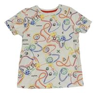 Bílé tričko so ovladači George