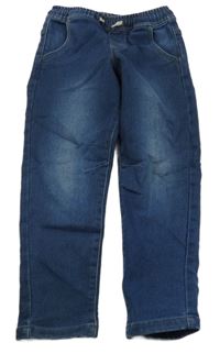 Tmavomodré teplákové rifle Pepperts