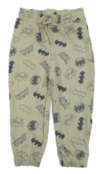 Béžové tepláky s logy Batmana Primark