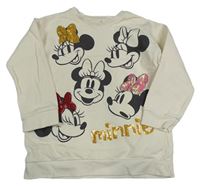 Smetanová mikina s Minnie a flitry George