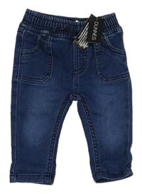 Nové - tmavomodré teplákové skinny rifle dunnes