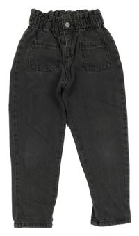 Tmavošedé paper bag rifle ZARA