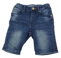 Tmavomodré riflové kraťasy H&M