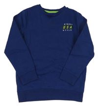 Tmavomodrá mikina s nápisem F&F