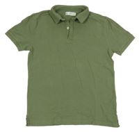 Zelené polo tričko Zara
