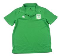 Zelené sportovní polo tričko s potiskem