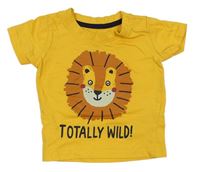 Hořčicové tričko s lvem Primark