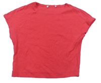 Růžové crop tričko Zara