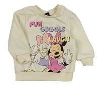 Bílá mikina s Minnie a Daisy Primark
