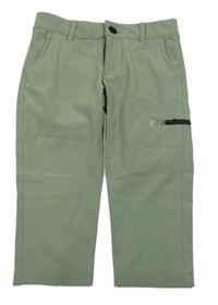 Khaki šusťákové outdoorové kalhoty Kuniboo