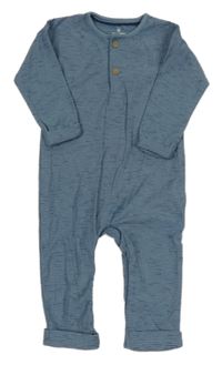 Modrý pruhovaný overal Mothercare