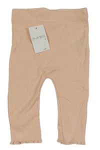Nové - Světlerůžové žebrované legíny Matalan