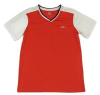 Červeno-bílé sportovní tričko Crane