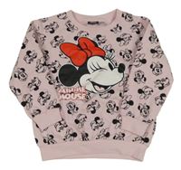 Světlerůžová mikina s Minnie Disney