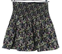 Dámská černo-barevná vzorovaná sukně H&M